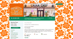 Desktop Screenshot of chinacheftakeaway.com